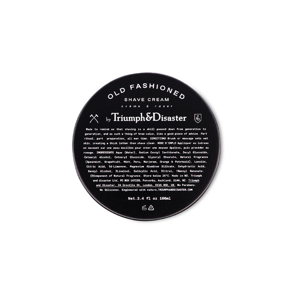 Old Fashioned Shave Cream Jar - Triumph & Disaster